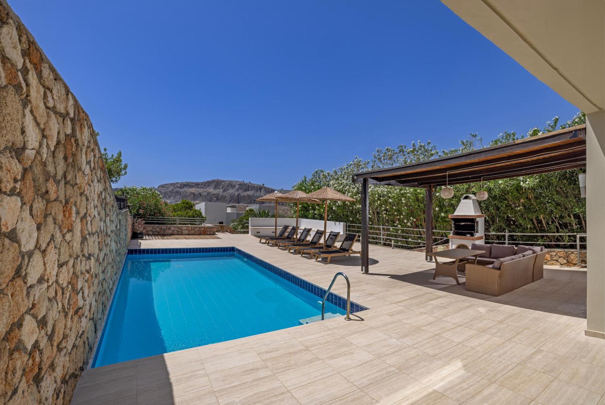 Aethrion Villa Lindos Kültér fotó